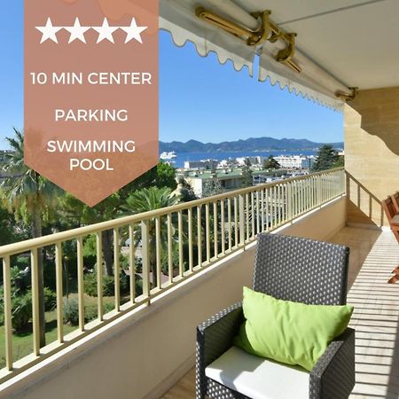 Close To Downtown Cannes Swimming Pool And Sea View Eksteriør billede